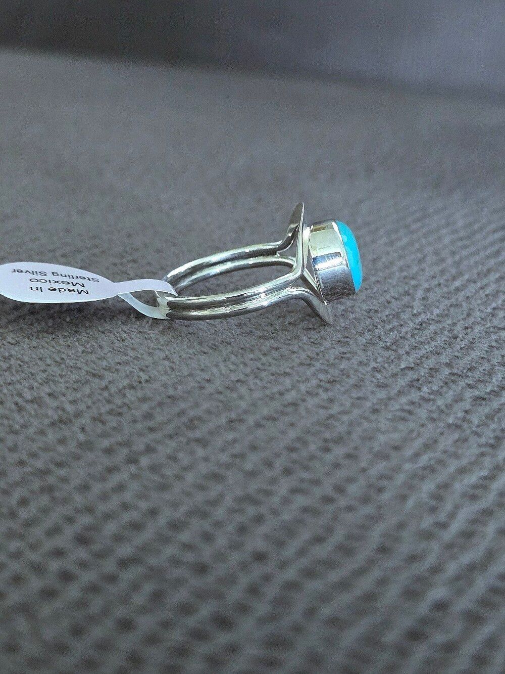 Sterling Silver🤍 Mexican🇲🇽 Turquoise Ring - NWT - Picture 7 of 16